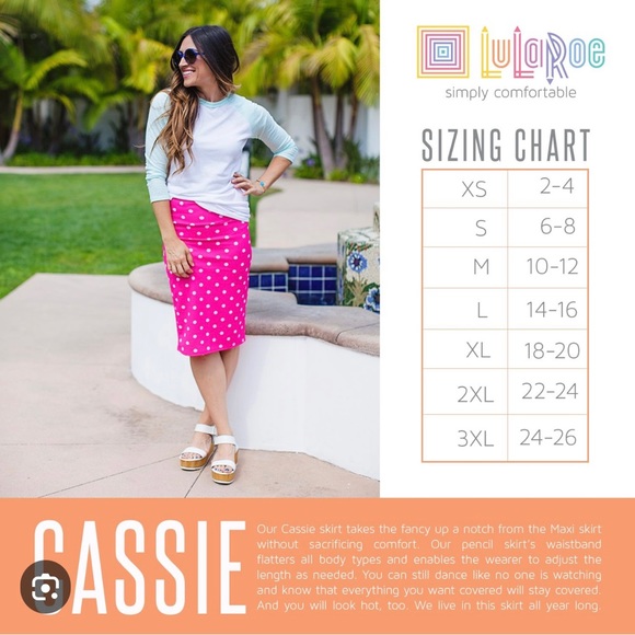 LuLaRoe New Small Burgundy & Pink Swirl Cassie Skirt NWT - Picture 8 of 8